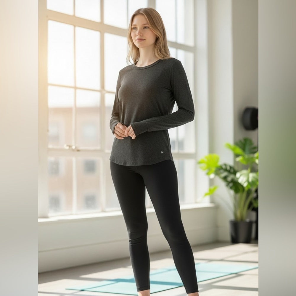 GAP Charcoal Long Sleeve Tee